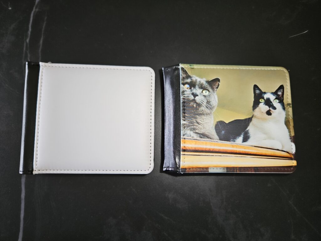 Sublimation textile - portefeuille